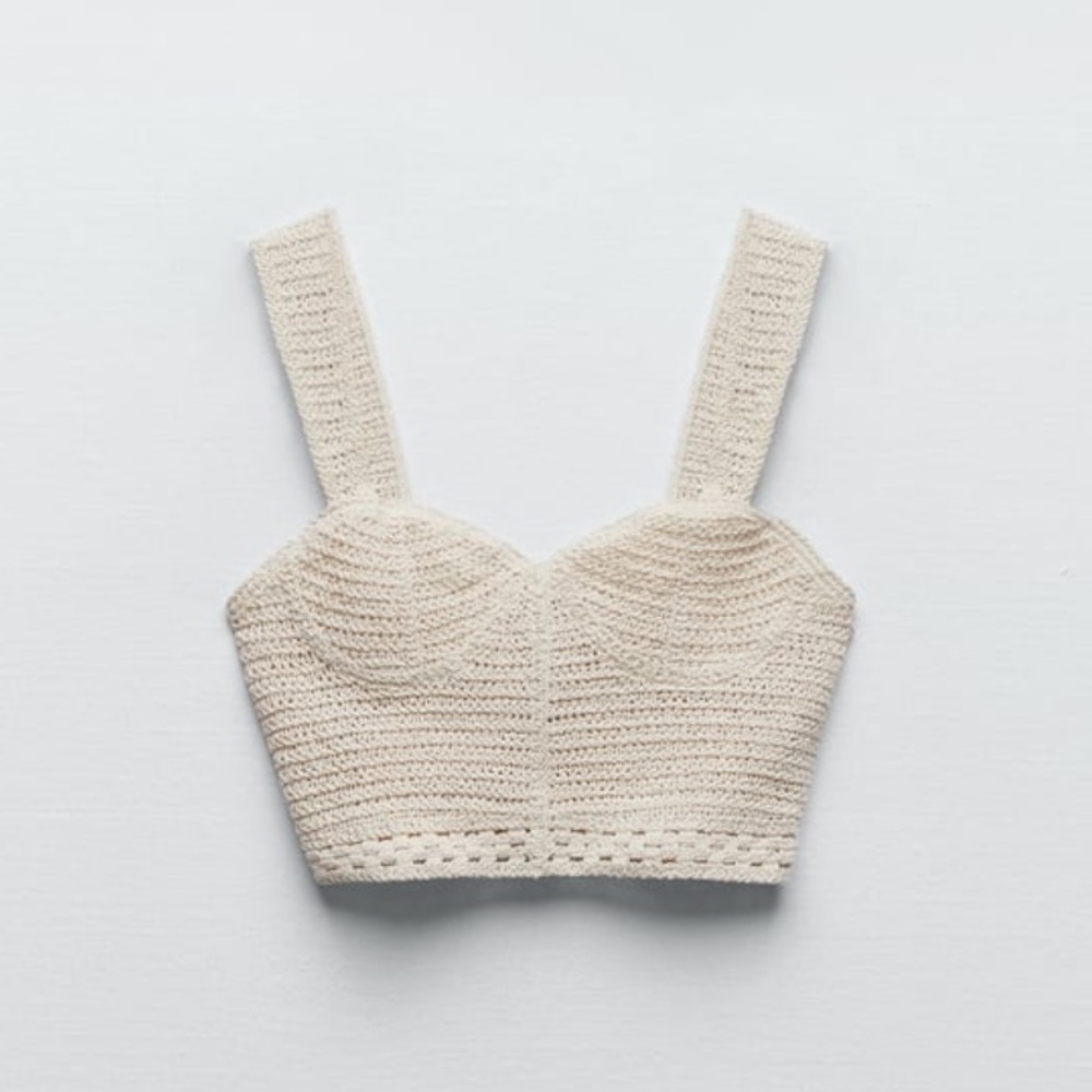 NWT Zara Crochet Top